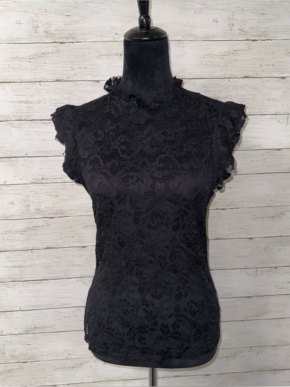 L’Agence Ruffle Lace Top - Picture 4 of 7